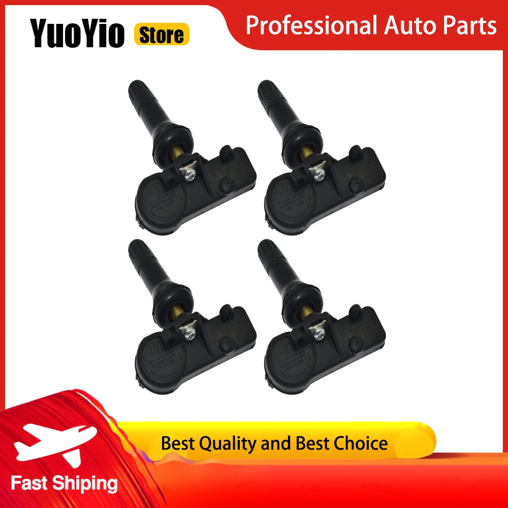 

YuoYio 4PCS New TPMS Tire Pressure Sensor 22853741 For Cadillac Escalade 2013-2014 Chevrolet Captiva 2012-2019