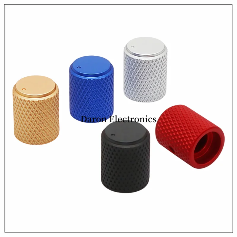 Color aluminum alloy knob 12.5*15 Potentiometer knob cap Household appliance instruments Rotary adjustment cap round hole 6mm
