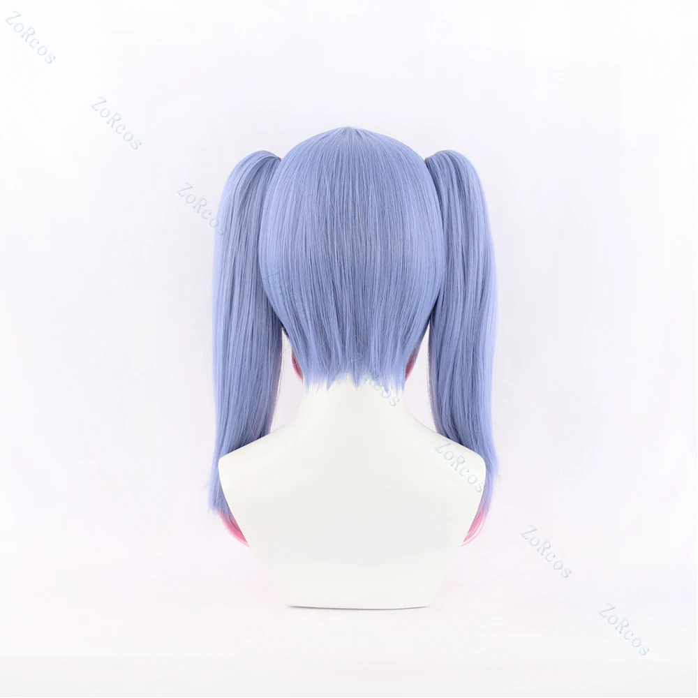 Miku Rabbit Hole Cosplay Wig Heat Resistant Role Play Idol Vtuber Headwear Heat Resistant Synthetic Halloween Role Play