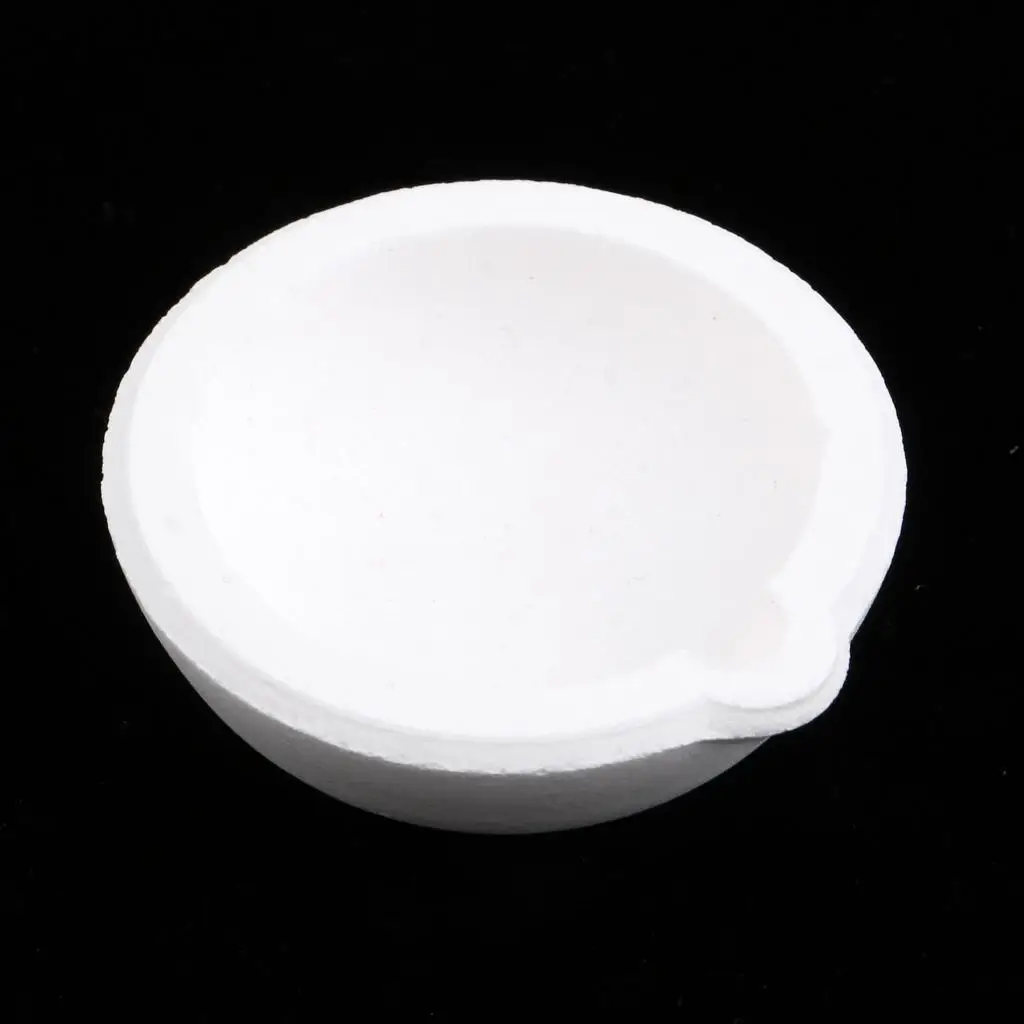 100g High Temperature Quartz Silica Melting Crucible Dish Bowl Pot Casting Gold Silver Metal Jewelry casting container