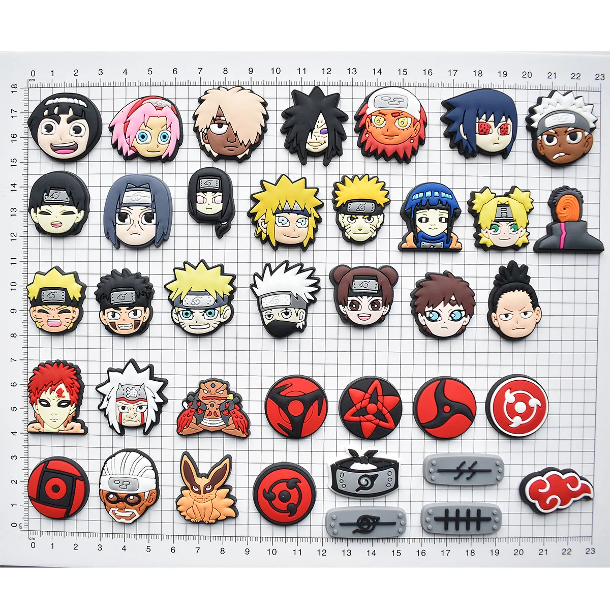 1-38PCS MINISO Japanese anime Shoe Charms Garden Shoe Accessories Buckle Fit Clogs Decaration Sandals Decorate Men Women Gift image 3