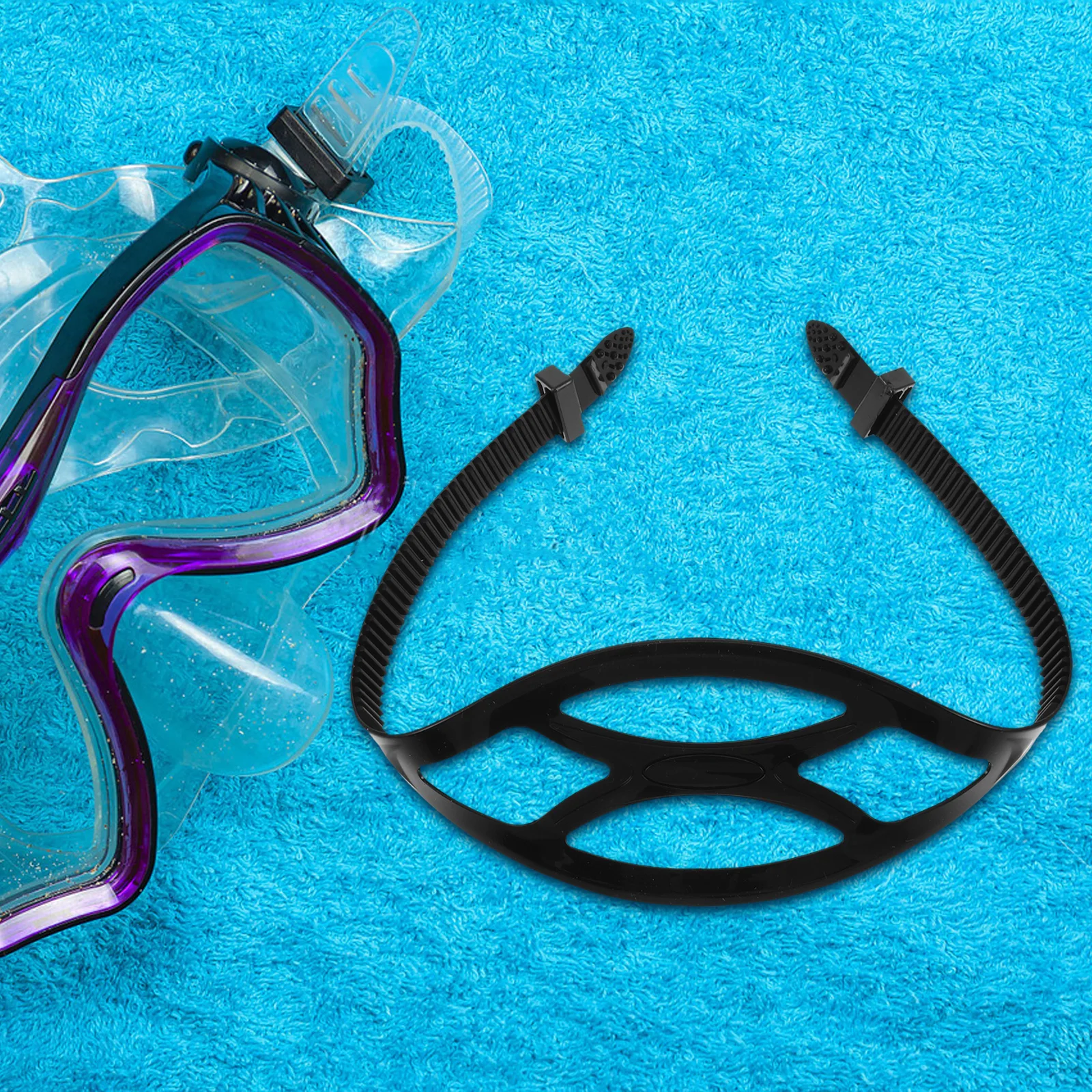 

2 Pcs Bungee Cords for Goggles Diving Strap Cover Straps Replacement Supplies Mask