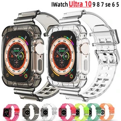 Apple Watch 밴드 용 스트랩 46mm 44mm 49mm 45mm 40mm 41mm 38 42mm correa 통기성 팔찌 iwatch 시리즈 10 8 SE 7 6 5 9 Ultra