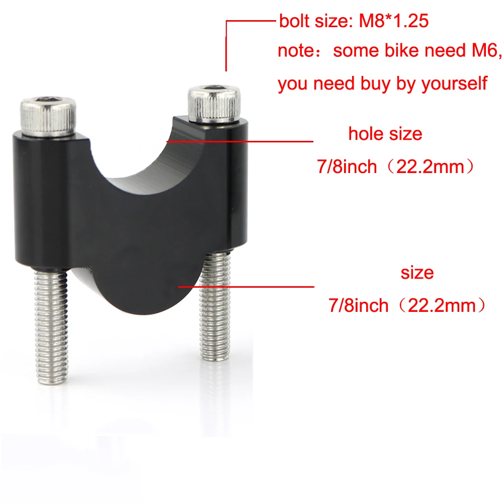 Para Honda CB500X/F NC700X/S NC750X /S CB 125F CB1100 CB700 650 400 550 22mm 7/8 \