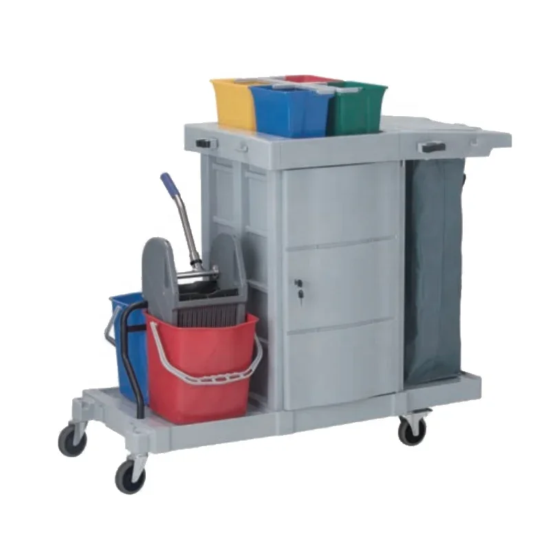 Multifunctional Cleaning Trolley Hotel Sundry Cart Hotel Cleaning Cart