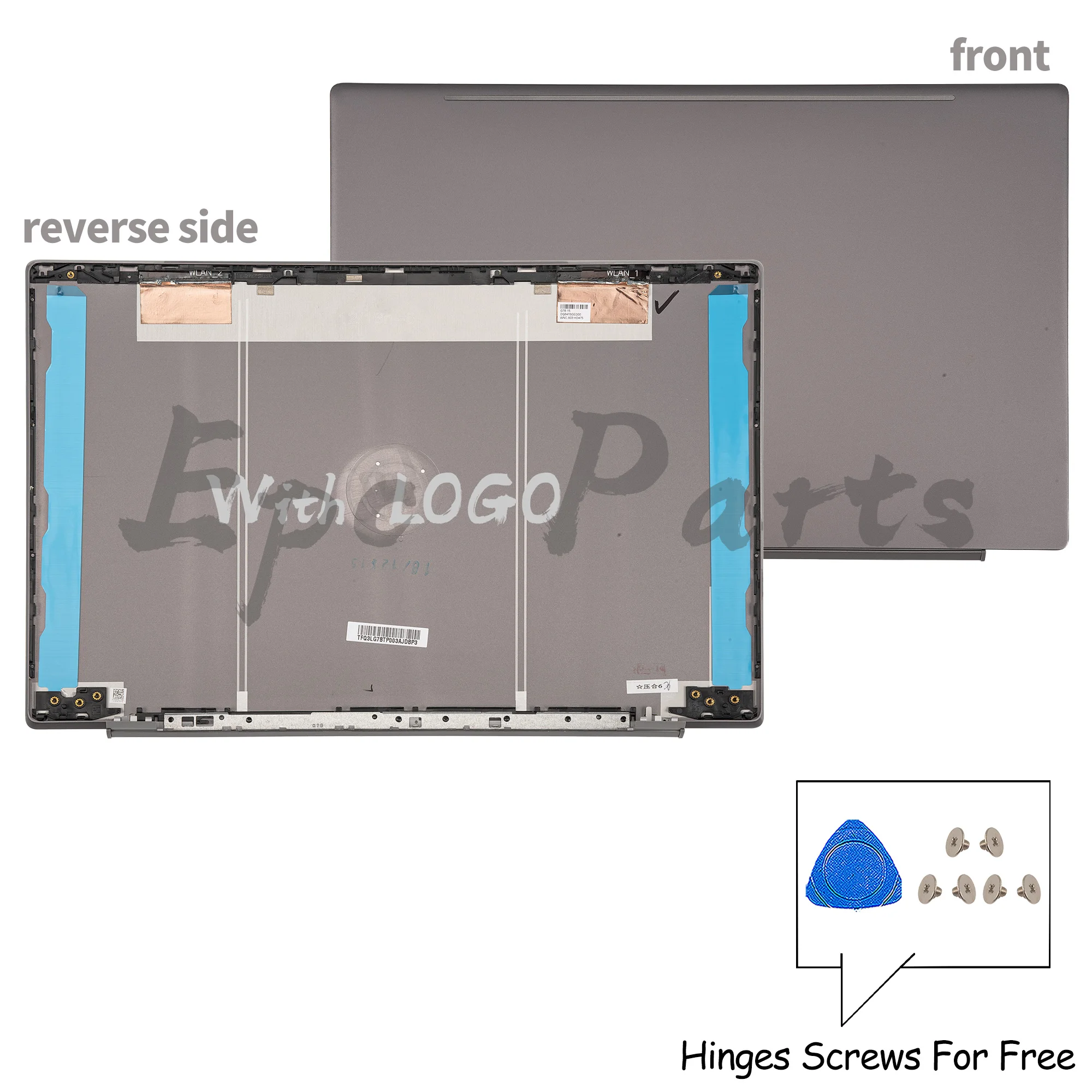 Epc Parts For Pavilion 15-CW 15-CS 15T-CS TPN-Q208 TPN-Q210 Metal Gray Back Cover L23879-001 Bezel Hinges Hingecover 15.6INCH