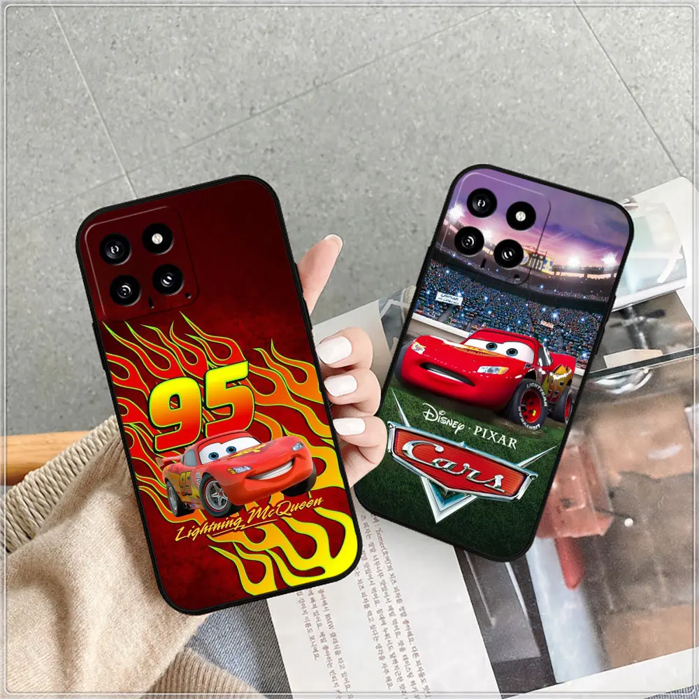 Disney Cars Lightning McQueen Phone Case For Xiaomi Mi 14 13 13T 12 12T 11 5GNE 11T 11X 10 10T 9 8 Pro Lite 5G Shockproof Cover