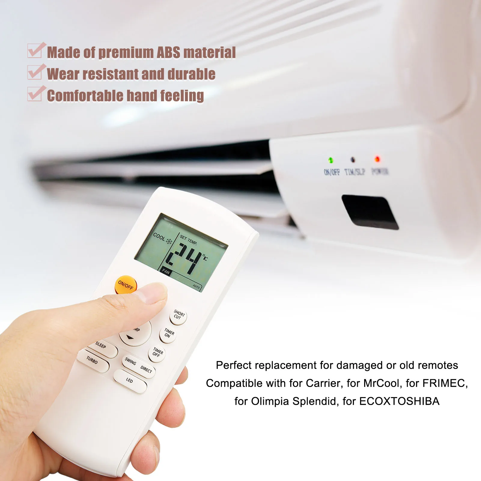 

Пульт дистанционного управления кондиционером RG57B BGE для R57B1 для BGEF RG57A4 для BGEF RG57A для BGEFU1 RG57