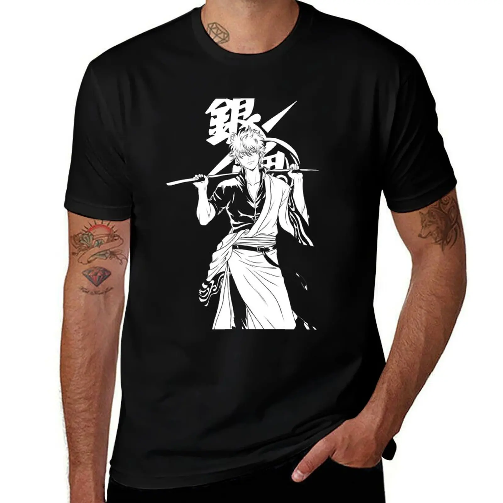 GINTOKI T-Shirt Sports Basic Short Sleeve T-Shirt