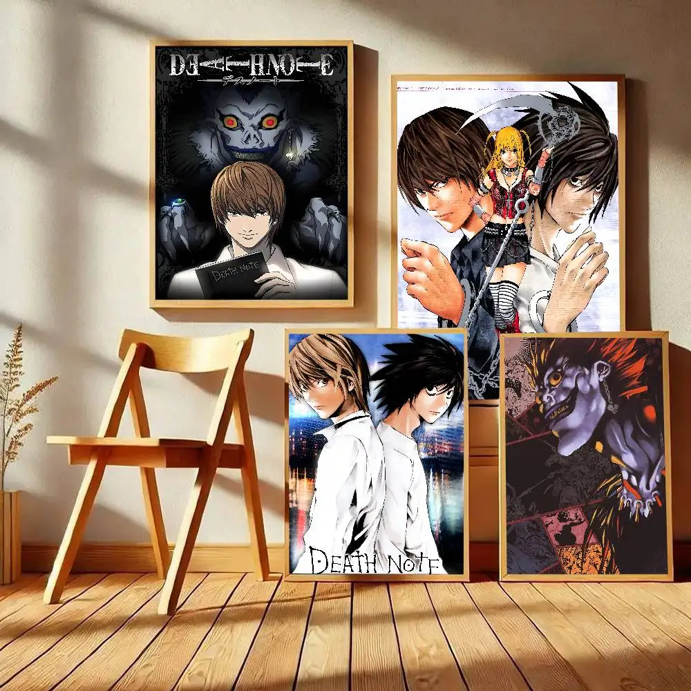 Hot Blooded D-Death Note Anime Poster Art With Prints Home Bedroom Living Room Decoration Gift