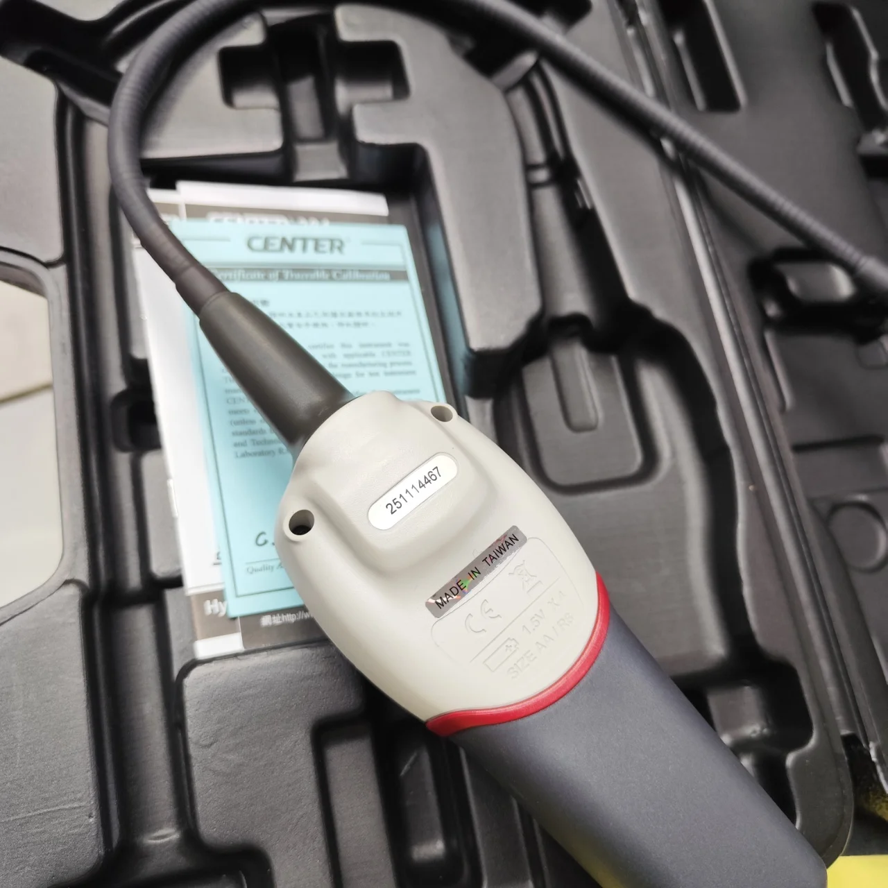Utility 384 Hydrogen Detector Professional H2 Gas Sensor 5% H2 95% Nitrogen Mixture Leak Tester with Carrying Case