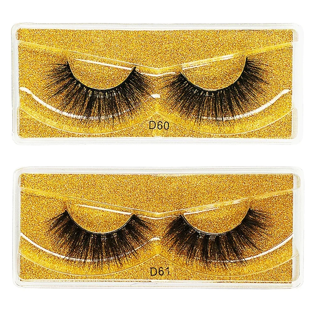 10 Pairs Faux Mink Eyelashes Bulk Fluffy Wispy Natural Long False Eyelashes Makeup Fake Lash 3d Mink Lashes Pack