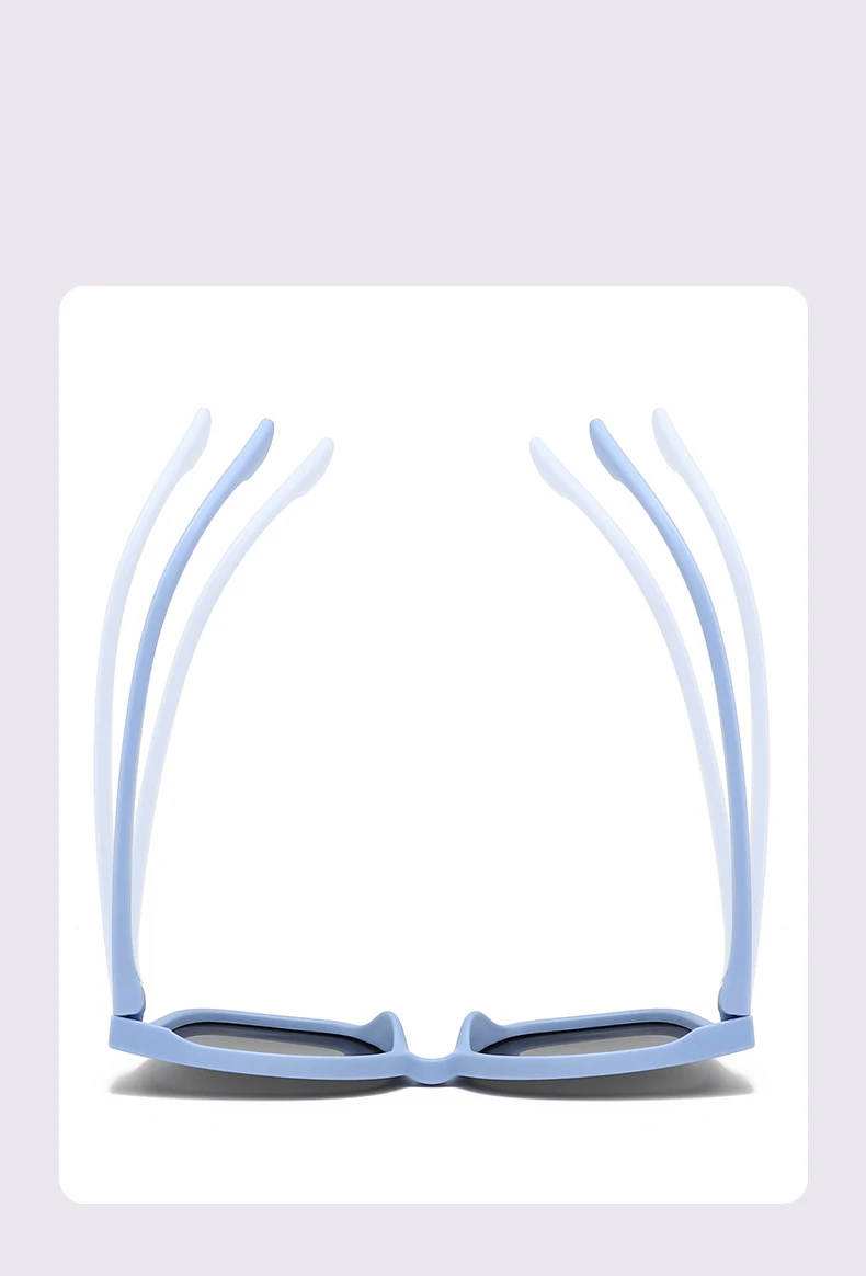 Kindersonnenbrille, großer Rahmen, modischer Sonnenschutz, Anti-Ultraviolett-Silikon, polarisierte Kinderbrille 23048 23048 – Detail 4