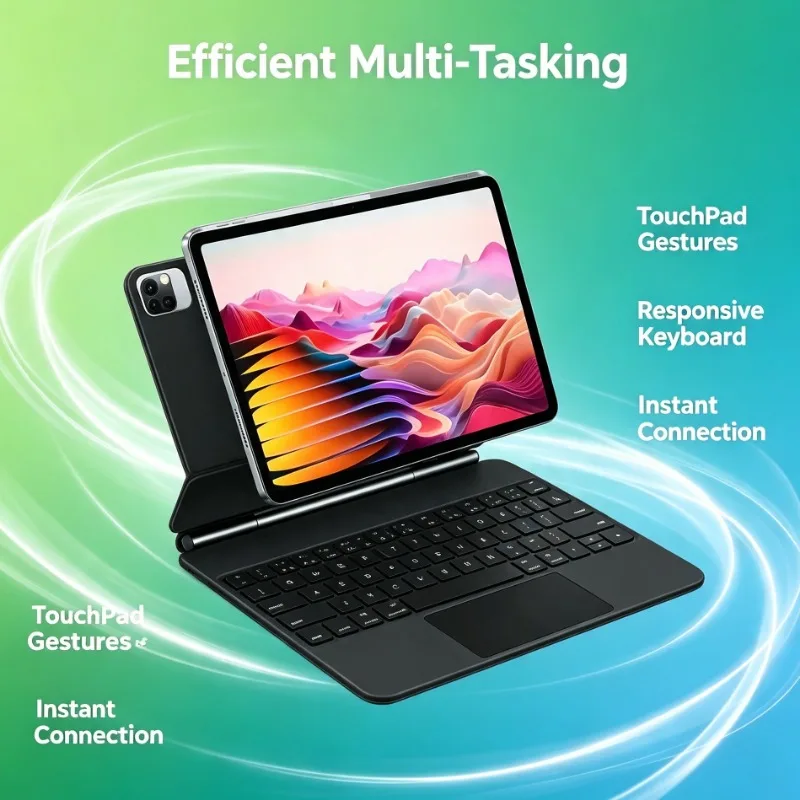 Keyboard Folio Tablet Case For Xiaomi Pad 7 Pad 8 Pad 8 Pro 11.2 Inch Shock Resistant Protective Cover