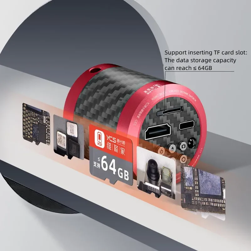 YCS-X80 4K Microscope Camera for PCB Soldering PCB Soldering High Definition CMOS HDMI 1080P Image Acquisition USB Camera