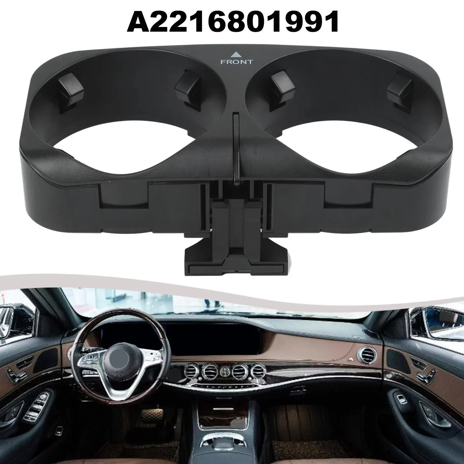 

Для Mercedes W221 S-класса и C216 CL: Замена центрального подстаканника с номером OEM A2216801991, подходит для автомобилей 2005-2010 годов выпуска