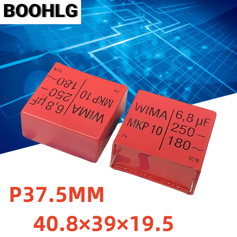 

1PCS 6.8UF 250V capacitor 250V 685 6U8 180VAC audio coupling capacitor