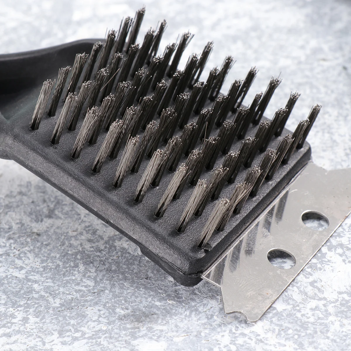 

2Pcs Bbq Grill Cleaning Brush Heavy Duty Oven Cleaner Outdoor Barbecue Wire Brush Stubborn Durable Handle