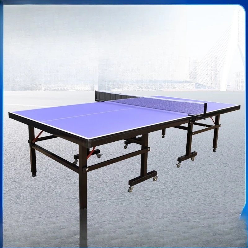 

Table tennis table Indoor foldable single table tennis table Standard game folding