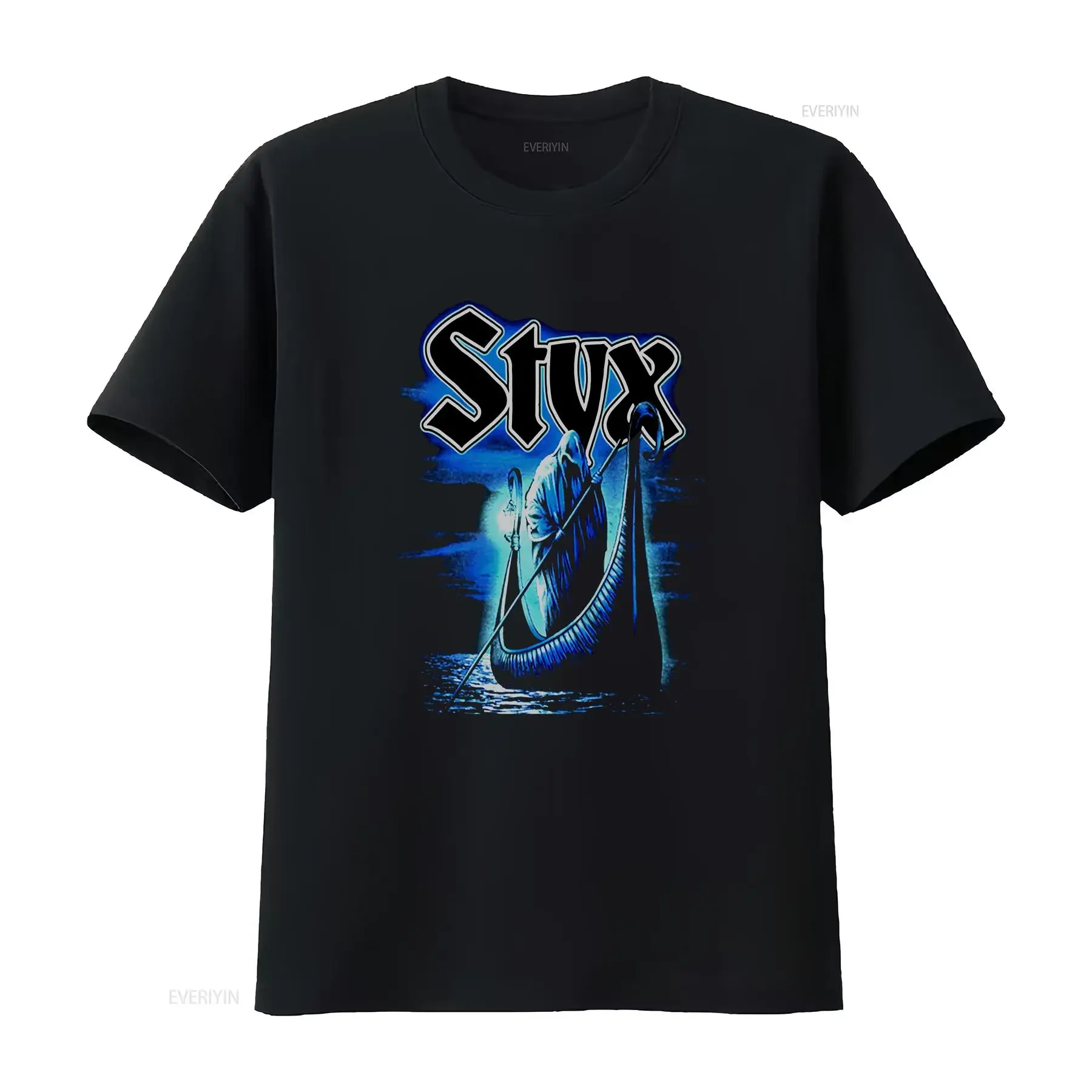 Styx shirt T cotton all size  vintage Washed Casual Stretched fashion Unisex Versatile streetwear Slightly Breathable homme
