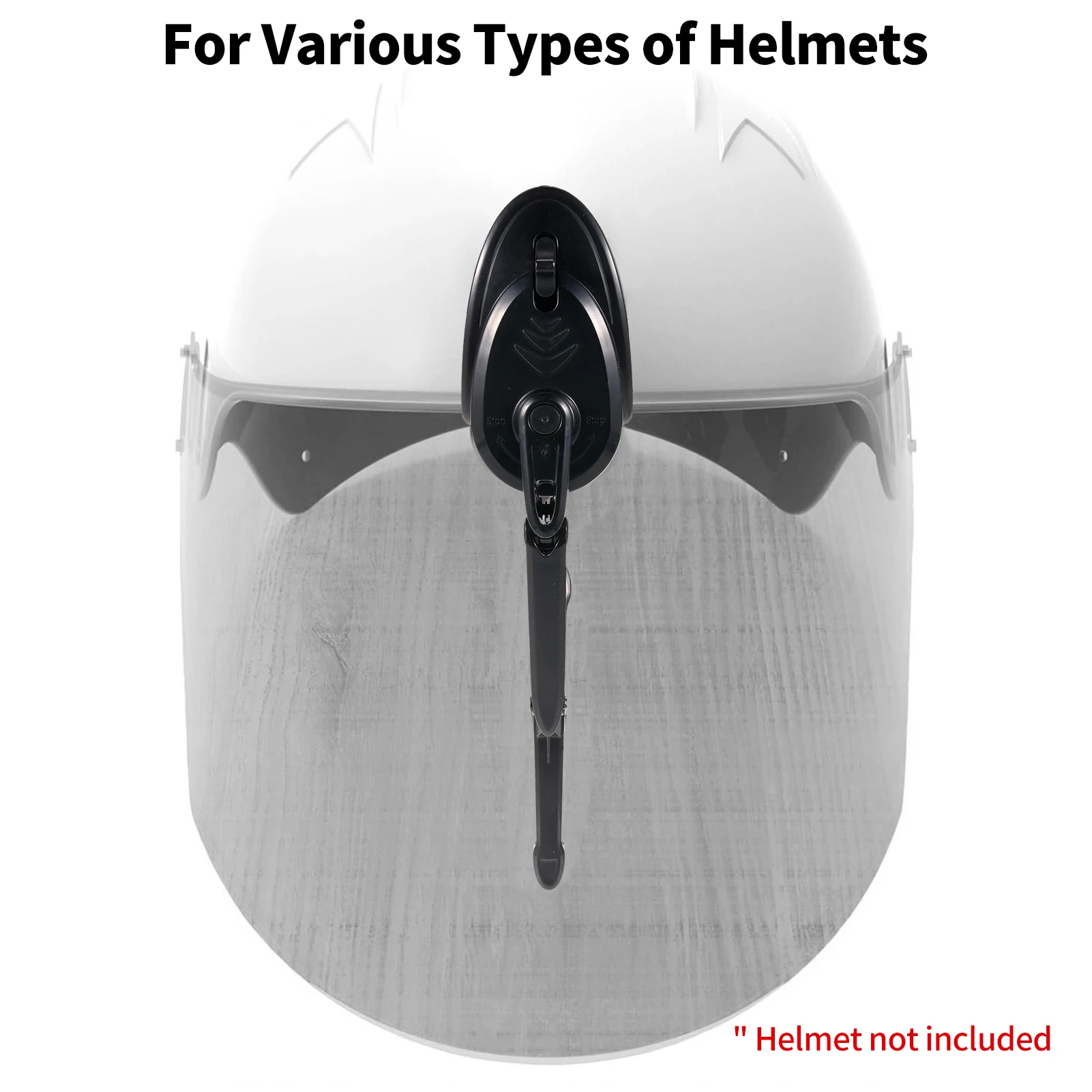 Motorcycle Helmet Wiper 2W Waterproof USB Motorcycle Helmet Windshield Wiper Mini Electric Wiper