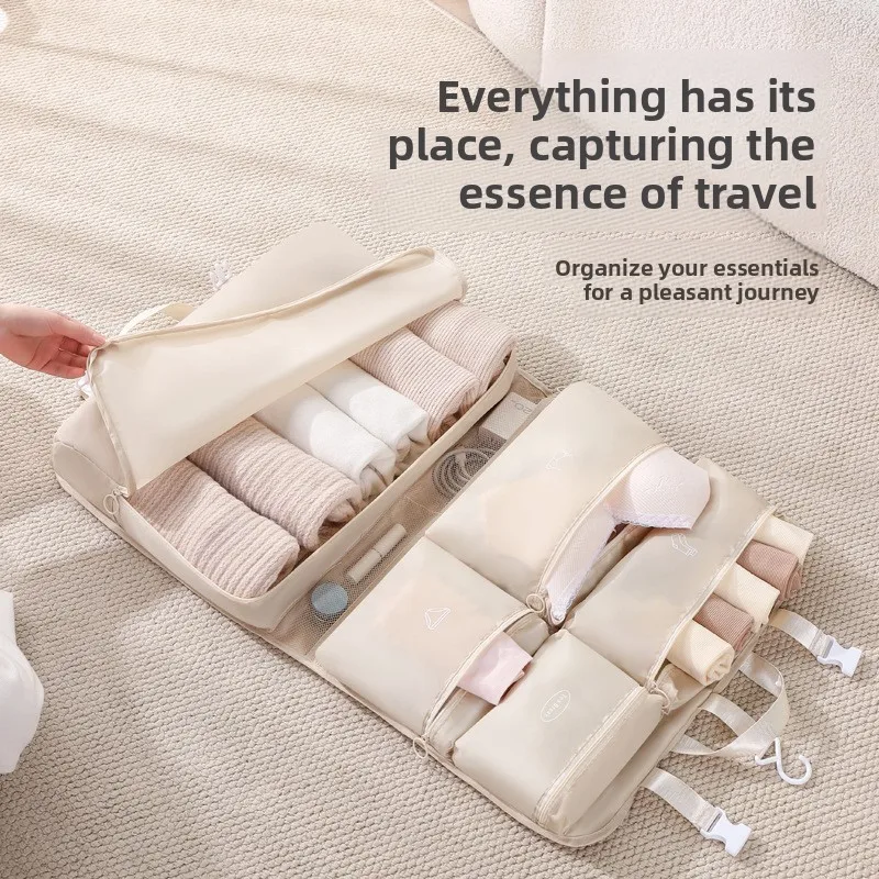 

Travel Lage Storage Bag Underwear Sos Separate Paing Tool Busin Trip Clothing Storage Bag Ox Cloth Divided Orga...