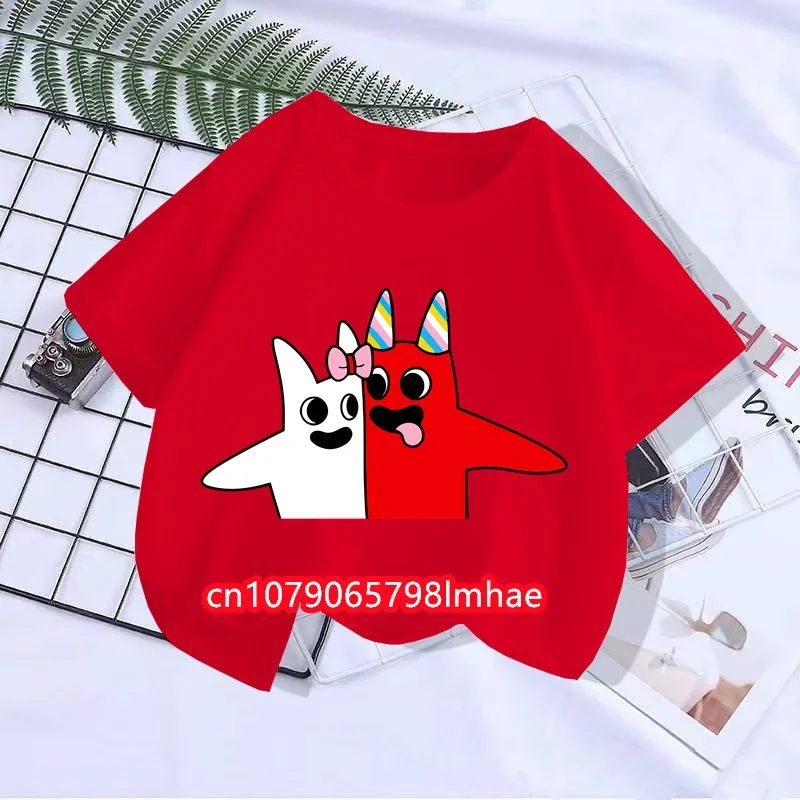 Garten OfBanban-Camiseta de manga corta para niños, Tops de media manga, moda de jardín