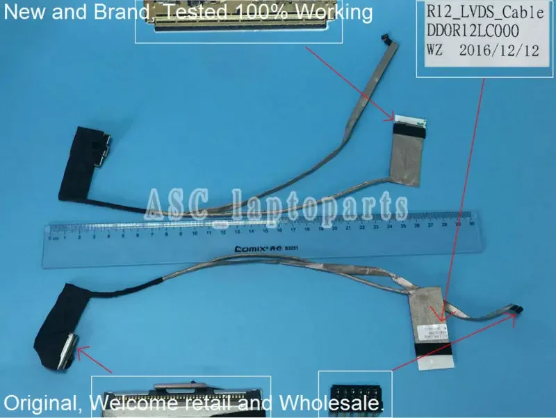 New Original LCD LED Video Flex Cable For HP Pavilion G4 G4-1000 Series Laptop Screen Display Cable DD0R12LC030 DD0R12LC000