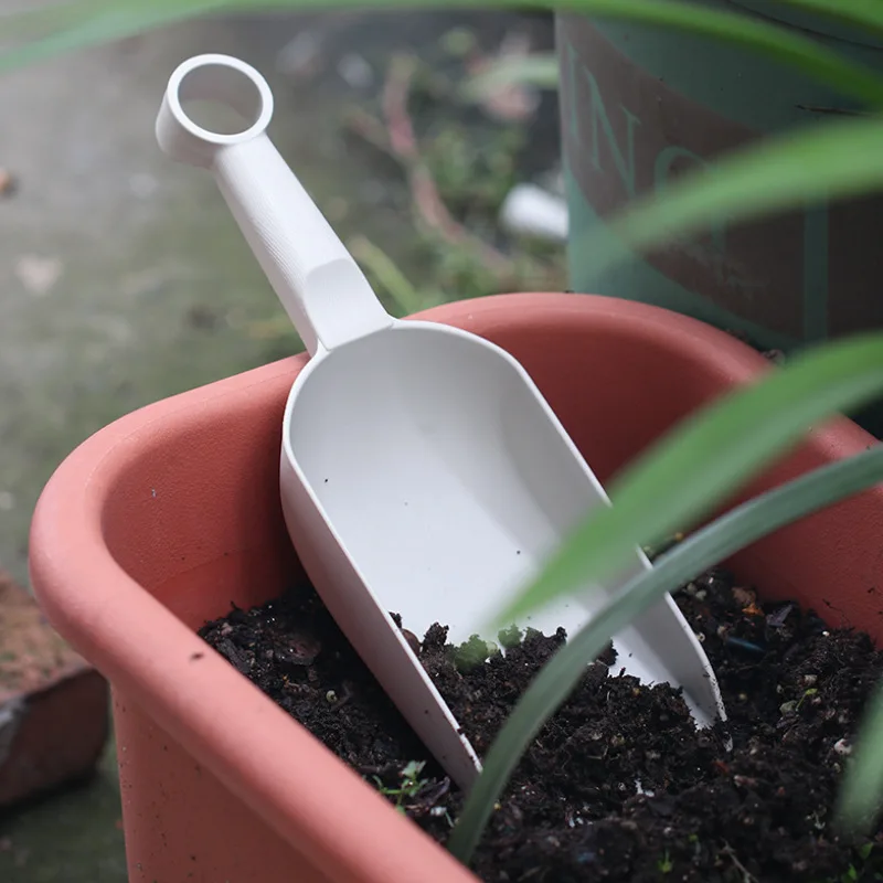 Imagem -02 - Colher de Draga de Plástico Pequeno Ferramentas de Jardinagem pá Espessada pá de Gelo Plana pá de Flores