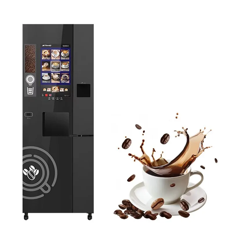 آلة المشروبات الأوتوماتيكية بالكامل للاستخدام التجاري، تحميز ميزة القهوة المطحونة الطازجة