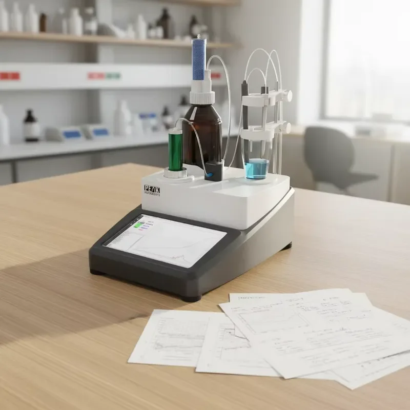 Automatic Positioning Potentiometric Titrator for Drug Laboratory Automatic Titration Equipment