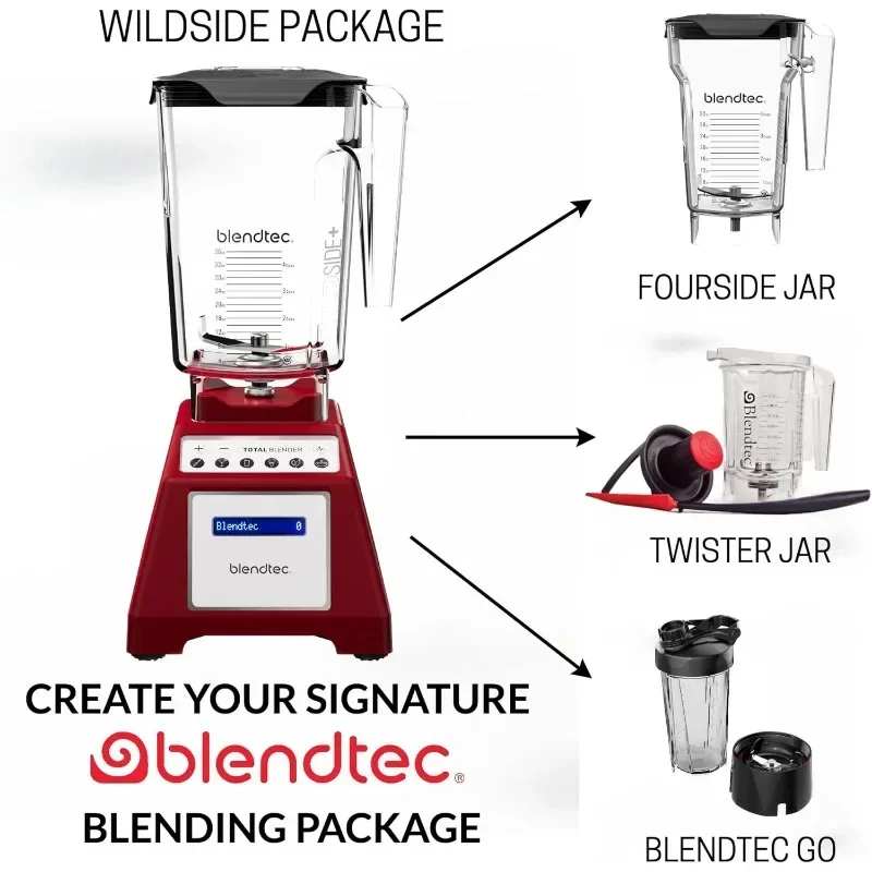 Blendtec Power programmato cicli frullatore portatile portatile frullatore portatile robot da cucina elettrodomestici da cucina