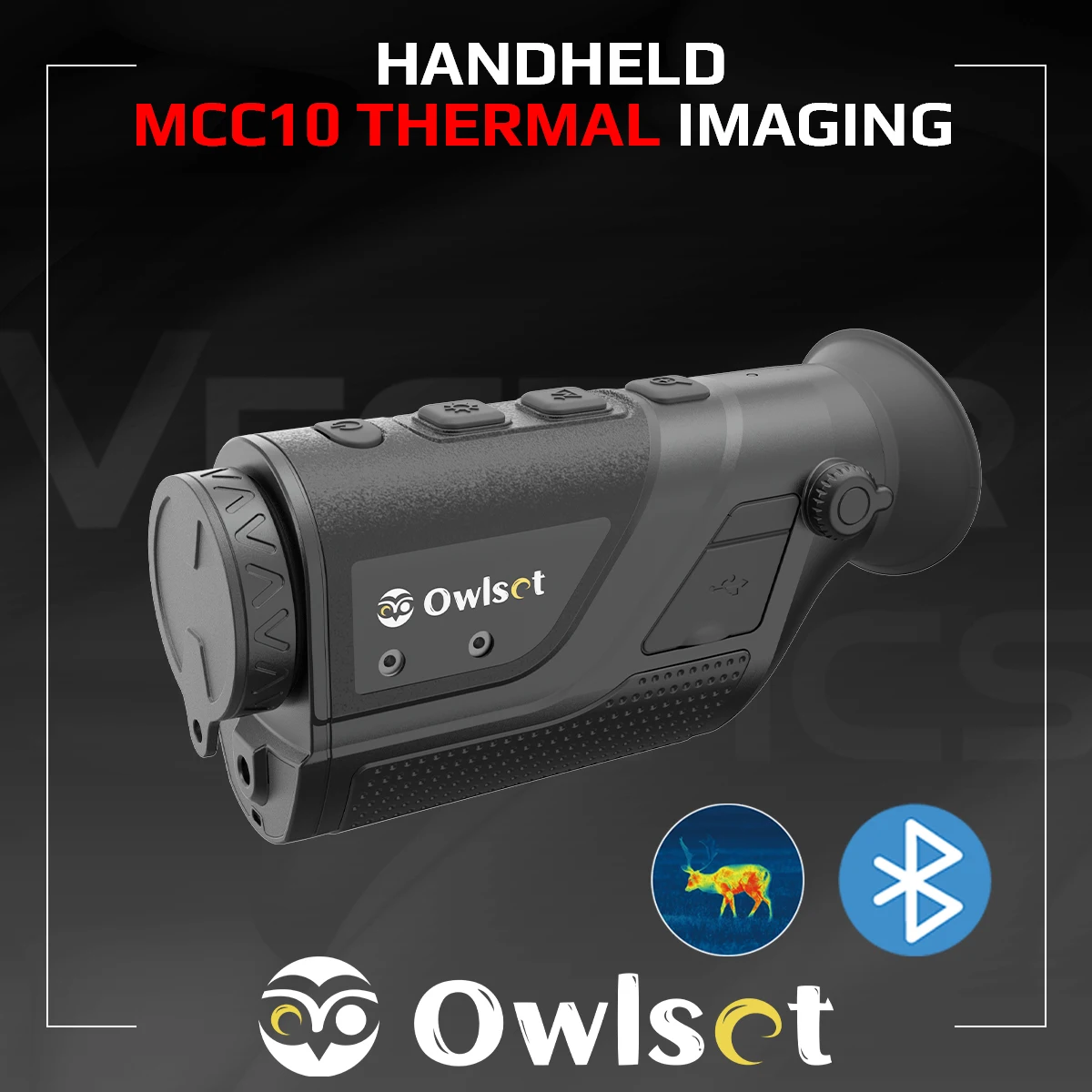 Vector Optics MCC10 Handheld Thermal Imaging Monocular Built-in Laser Indicator Picture-in-Picture,WIFI,IP66,Bluetooth Connectio