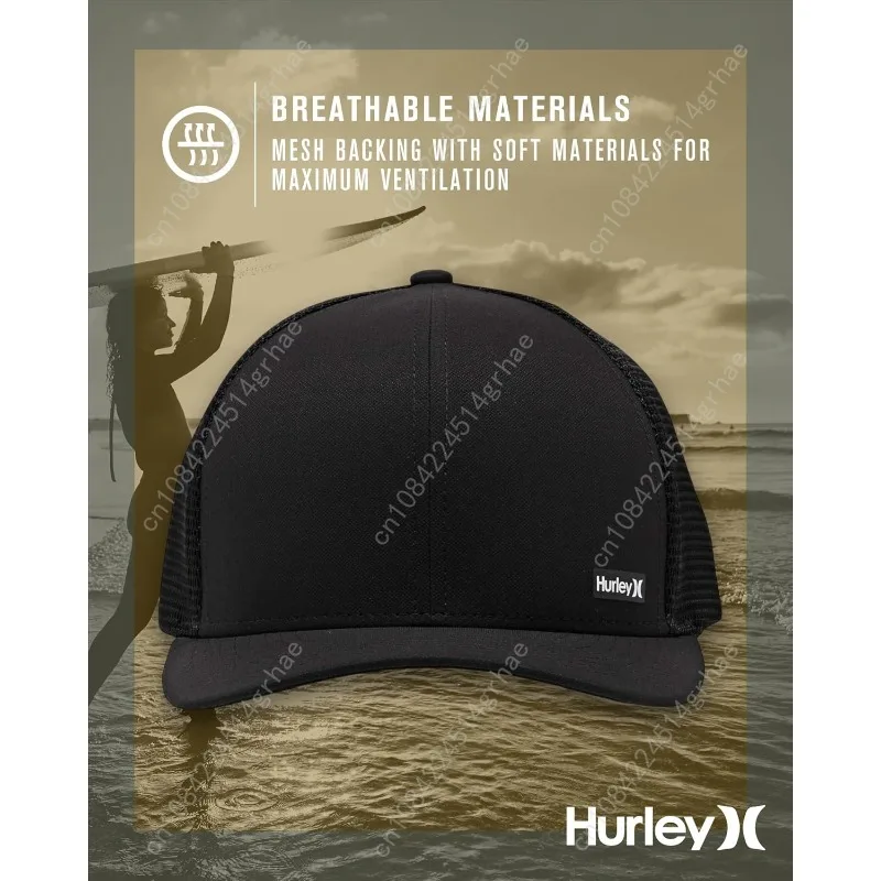 허리 남성용 캡 - 스냅백 클로저가 있는 남성용 H2O-Dri 리그 야구 모자 - 클래식 남성용 트럭커 모자(S-XL)