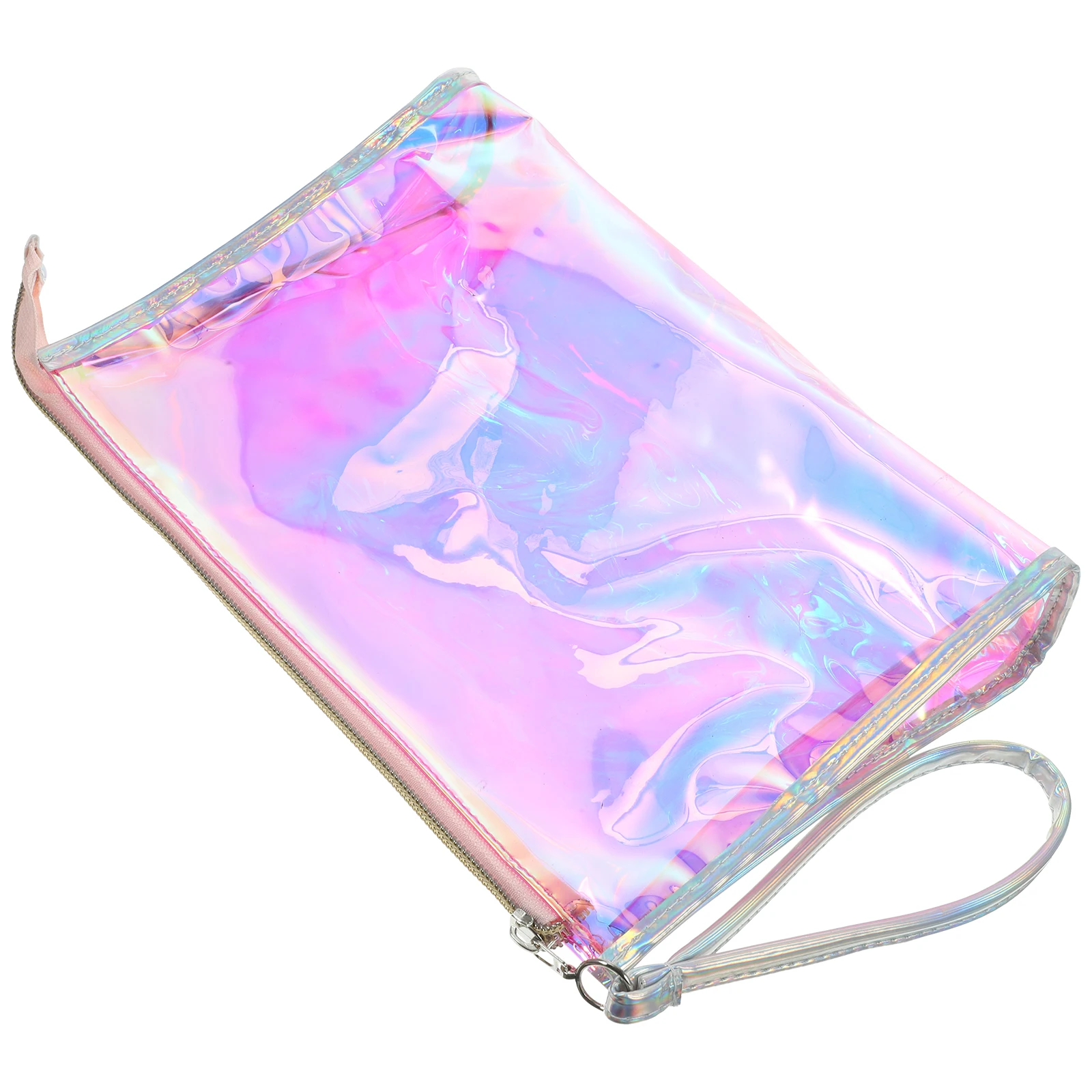 

Waterproof Bag TPU Holographic Transparent Makeup Pouch Travel Toiletry Storage Organizer Gym Outdoor