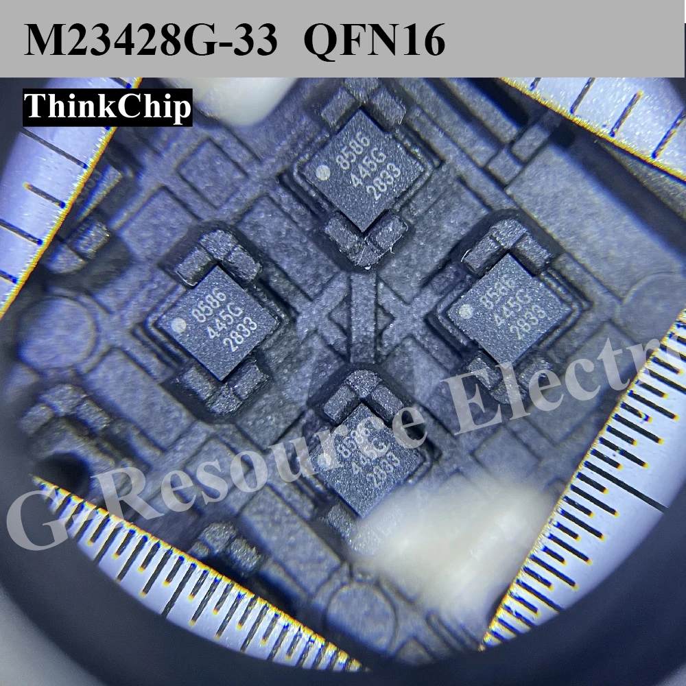 1-個-m23428g-33-マーキング-2833-qfn-16-12g-ビデオ-ケーブル-ドライバー-デュアル出力