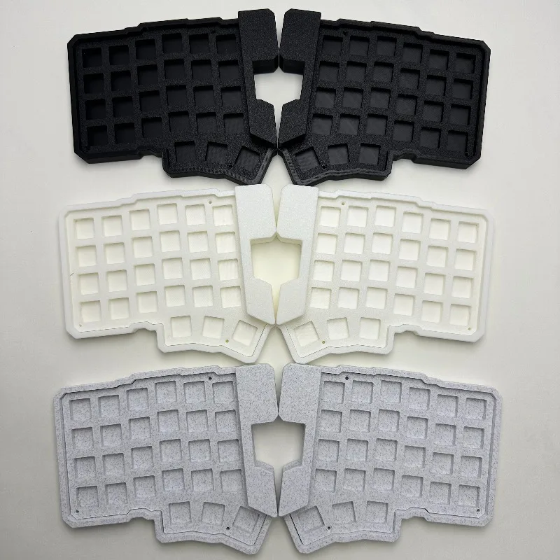 Nowa obudowa klawiatury Silakka54, drukowana 3D, ergonomiczna obudowa klawiatury gamingowej, obudowa klawiatury biurowej dla programistów, zestaw obudowy klawiatury, możliwość personalizacji. — zdjęcie produktu 6