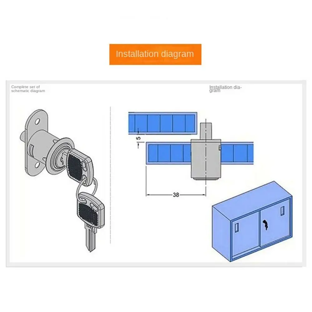 New Zinc Alloy Sliding Door Locks With Keys Lengthening Window Security Lock Hardware Antitheft Cabinet Catches Cupboard
