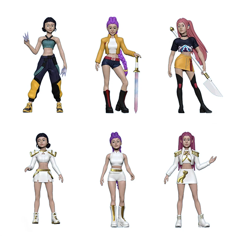 Figura de Anime Kpop Demon Hunters, modelo de juguete, periféricos de juegos de dibujos animados, decoración de escritorio, colección de figuras, modelo de juguete para regalo de chico