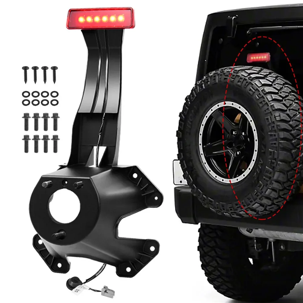 Hot sell Spare Tire Bracket 55397217AJ 68048581AA With Wire Harness And Lamp For Jeep Wrangler JK 2007-2018 Tire Support