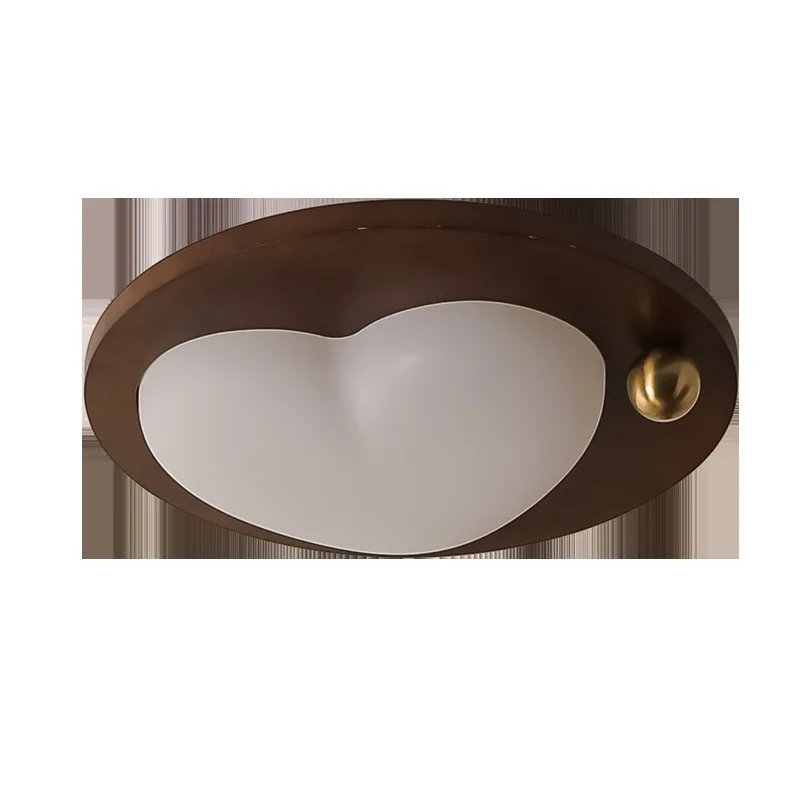 

Wabi Sand Wind Creative Cloud Children's Room Light Retro Walnut Color Eye Protection
