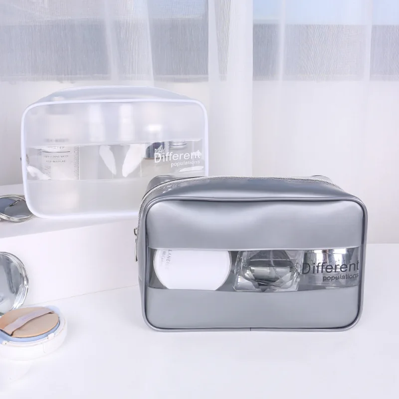 

Waterproof Bag Lightweight Compact Design Travel Toiletries Storage Women Makeup Container Zipper Bag Cases