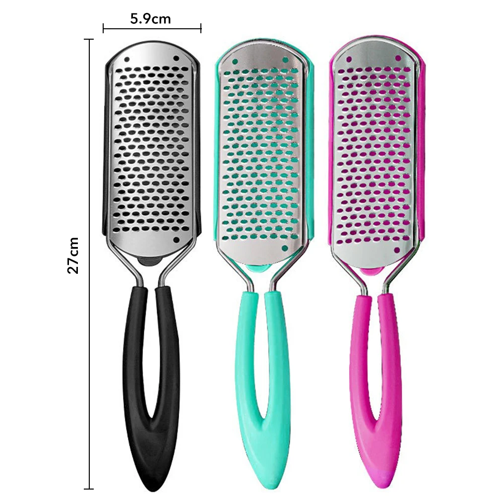 1 Stuks Rvs Voet Bestand Verkrachting Eelt Pellet Remover Harde Dode Huid Container Scrubber Voor Hak Verwijderen Pedicure spa Tool
