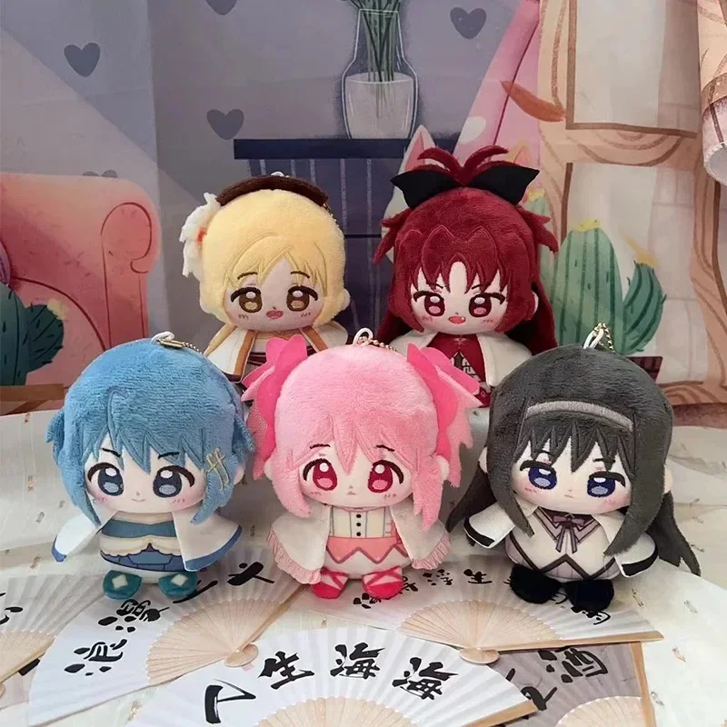 Милые животные во время дня рождения, 12 см, плюшевые столбики для плавания, Dush, Puella, Magi, Madoka, Magica, Akemi, Homura, Tomane, Mami Pick