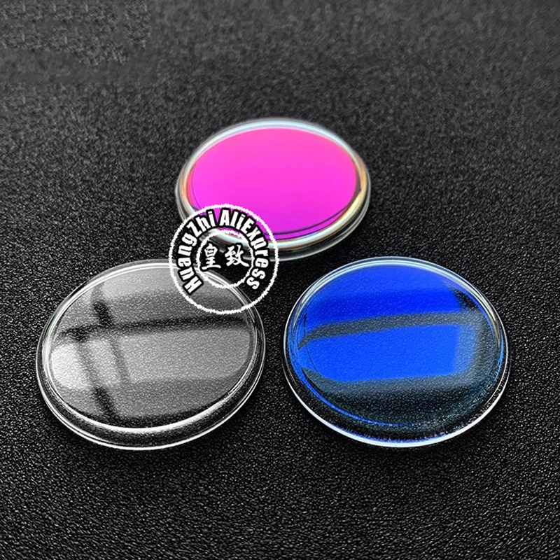 Flat Top Mirror 33mm For Seiko antique watch 6139-6000 6010 6139-6011 lid shaped watch mirror mask mineral glass large chamfer