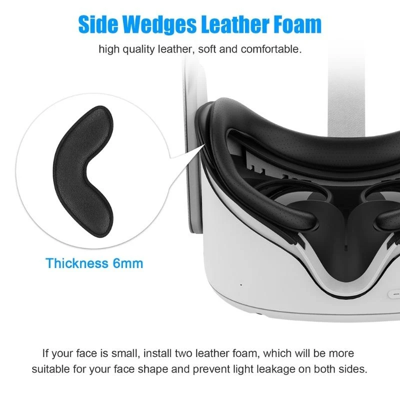 For Oculus 2 Bracket PU Leather Foam Face Cover Pad Replacement best sale