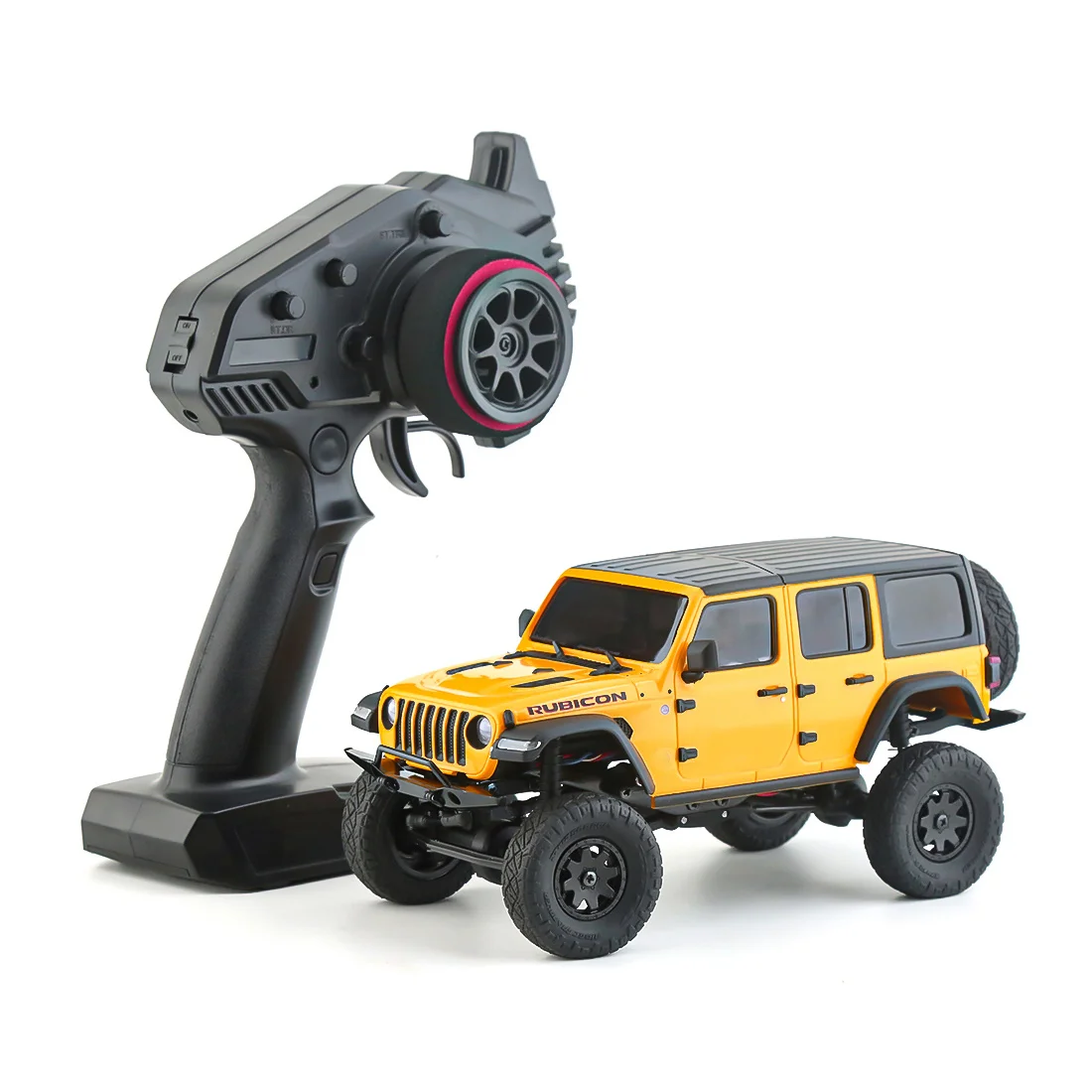 

RC Off-Road Car Mini RC Crawler Truck Radio Remote Control Car Vehicle 1/24 2.4GHz 4WD Car RTR Toy for Boys,Yellow