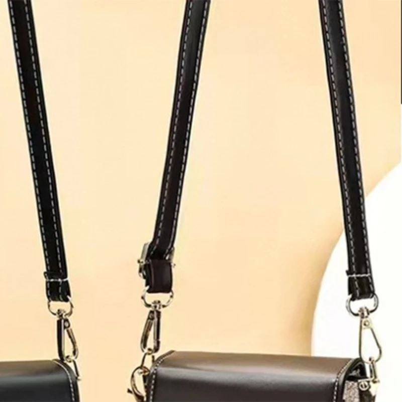 1 Pc Lange Pu Lederen Tas Riem Met Haken Crossbody Purse Vervanging 1.5Cm Breed Schoudertas Riem Verstelbare Handtas riem