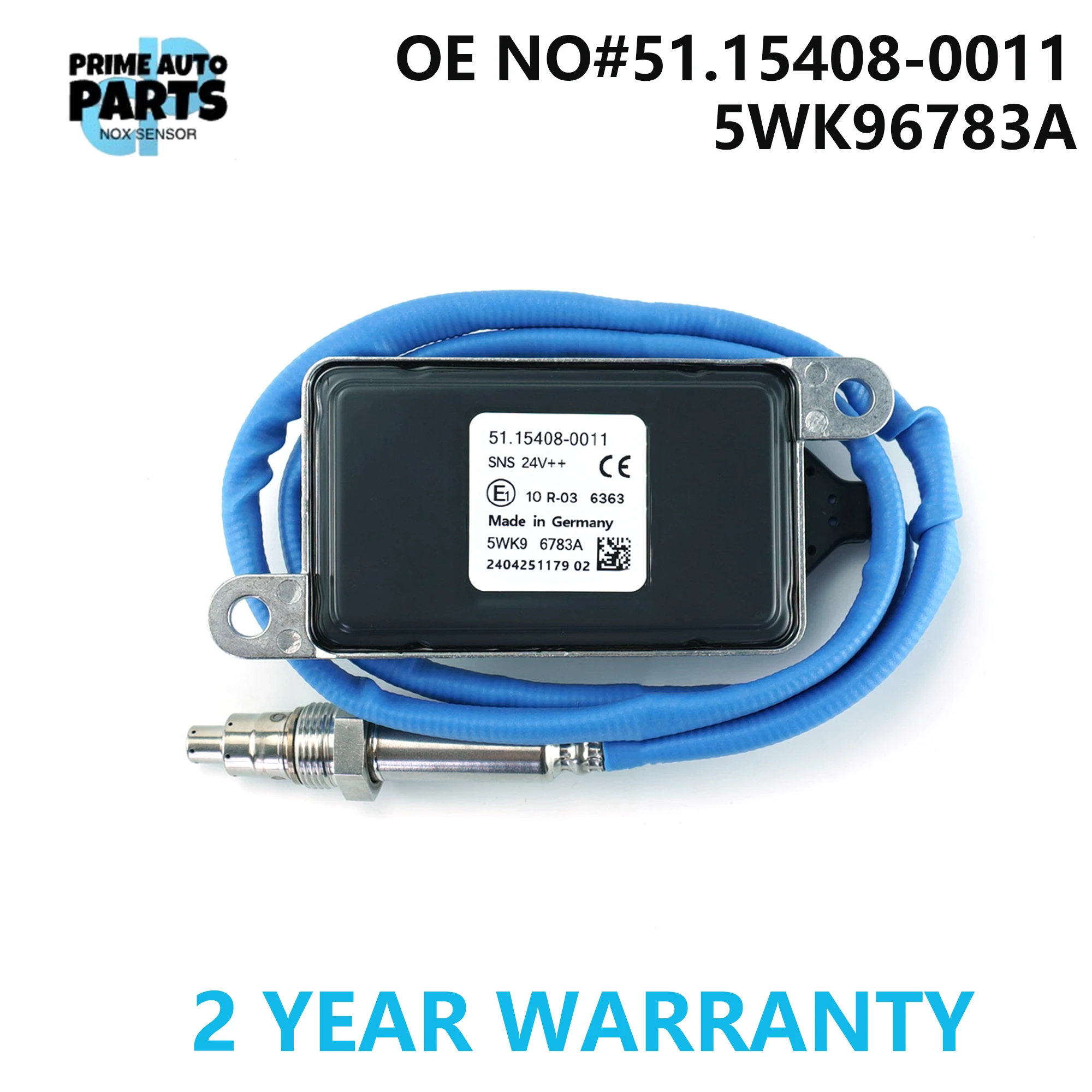 

NOX Sensor 5WK96783A 51154080011 51.15408-0011 5WK9 6783A New Nitrogen Oxygen Sensor For MAN Truck TGX TGS TGL TGM