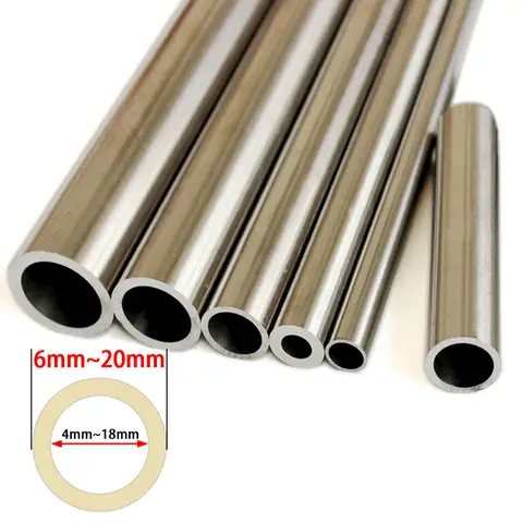 304 스테인레스 스틸 정밀 파이프 외경 6 ~ 20mm 내경 19mm 18mm 17mm 5mm 광택 내부 외부 OD6 ~ OD20mm